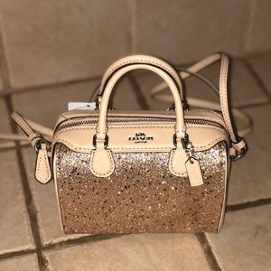 Coach Micro Bennett satchel with glitter